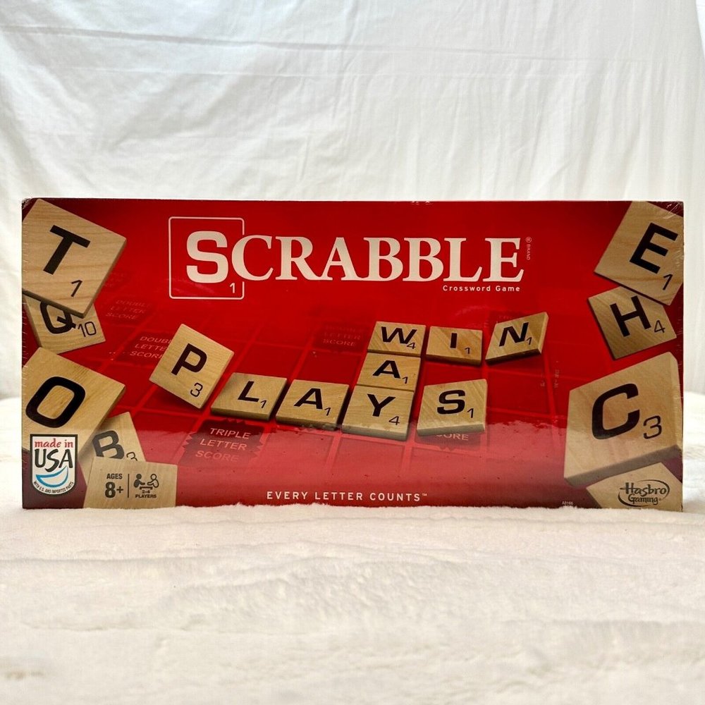 Scrabble Crossword Game 2013 Hasbro Gaming Canada New Sealed
